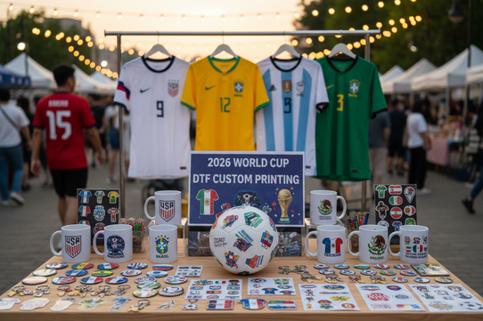 DTF Printing on T-Shirts: World Cup Business Guide