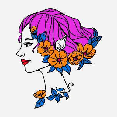 【MEMBER ONLY】Profile Girl SVG