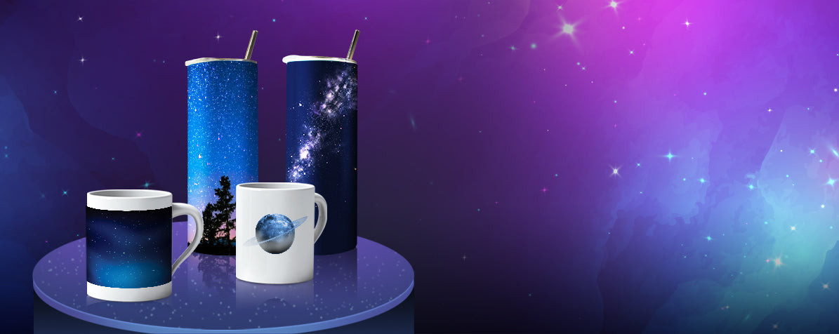 Starry sky Sublimation tumbler