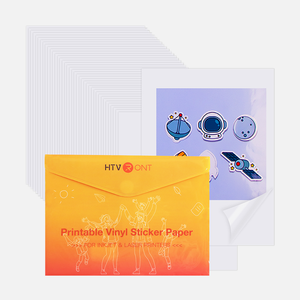 Glossy Printable / Matte Printable Vinyl Sticker Paper 100 Sheets Waterproof  - 8.5"X 11"