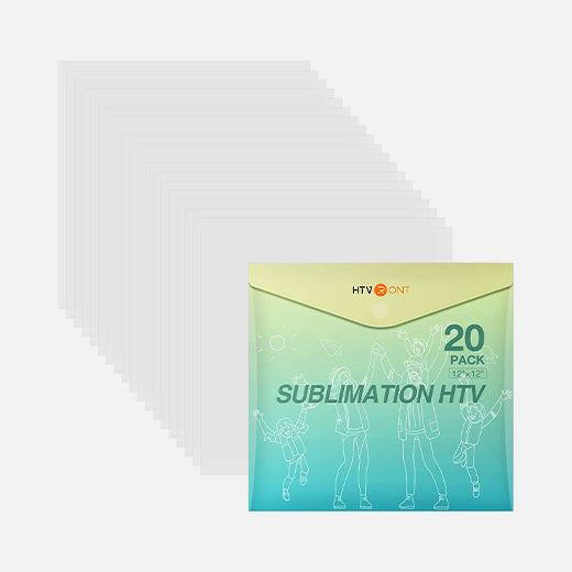 Clear HTV Vinyl for Sublimation - 12 X 15FT - Glossy in 2023