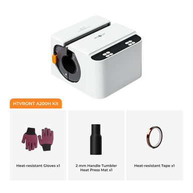 HTVRONT A200 Auto Tumbler Heat Press,  A200H Standard Kit B