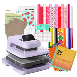 [Valentine's Best Deal] HTVRONT Auto Heat Press 2+Great Value Bundle