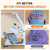 HTVRONT Manual Hat Heat Press Machine 110V - (2 Colors)