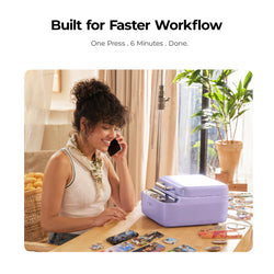 HTVRONT Auto Heat Press 2+ H17 Phone Case Heat Press +Tumbler Heat Press all-in-one Bundle