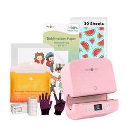 HTVRONT Auto Tumbler Heat Press Machine 120V, Lucky Bag - Pink
