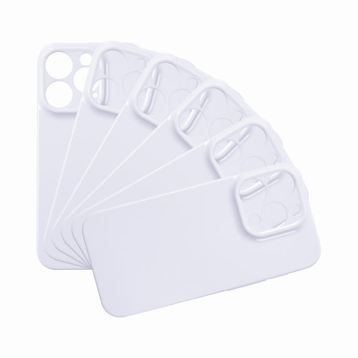 【iPhone17 Case Arrived!】Sublimation Blank Glossy Phone Case Set - 6 Pcs, For H17 Phone Case Heat Press