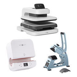 [Machine bundle]HTVRONT Auto Heat Press 2 - 15"x15" +Tumbler Heat Press+Manual Hat Heat Press Machine