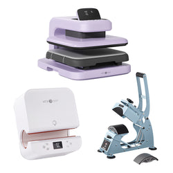 [Machine bundle]HTVRONT Auto Heat Press 2 - 15"x15" +Tumbler Heat Press+Manual Hat Heat Press Machine