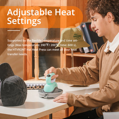 HTVRONT Hatpress - Adjustable Heat Settings