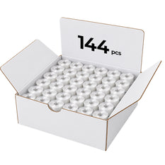 HTVRONT Pre-Wound Bobbins 144 pcs - Compatible with the E15 Embroidery Machine