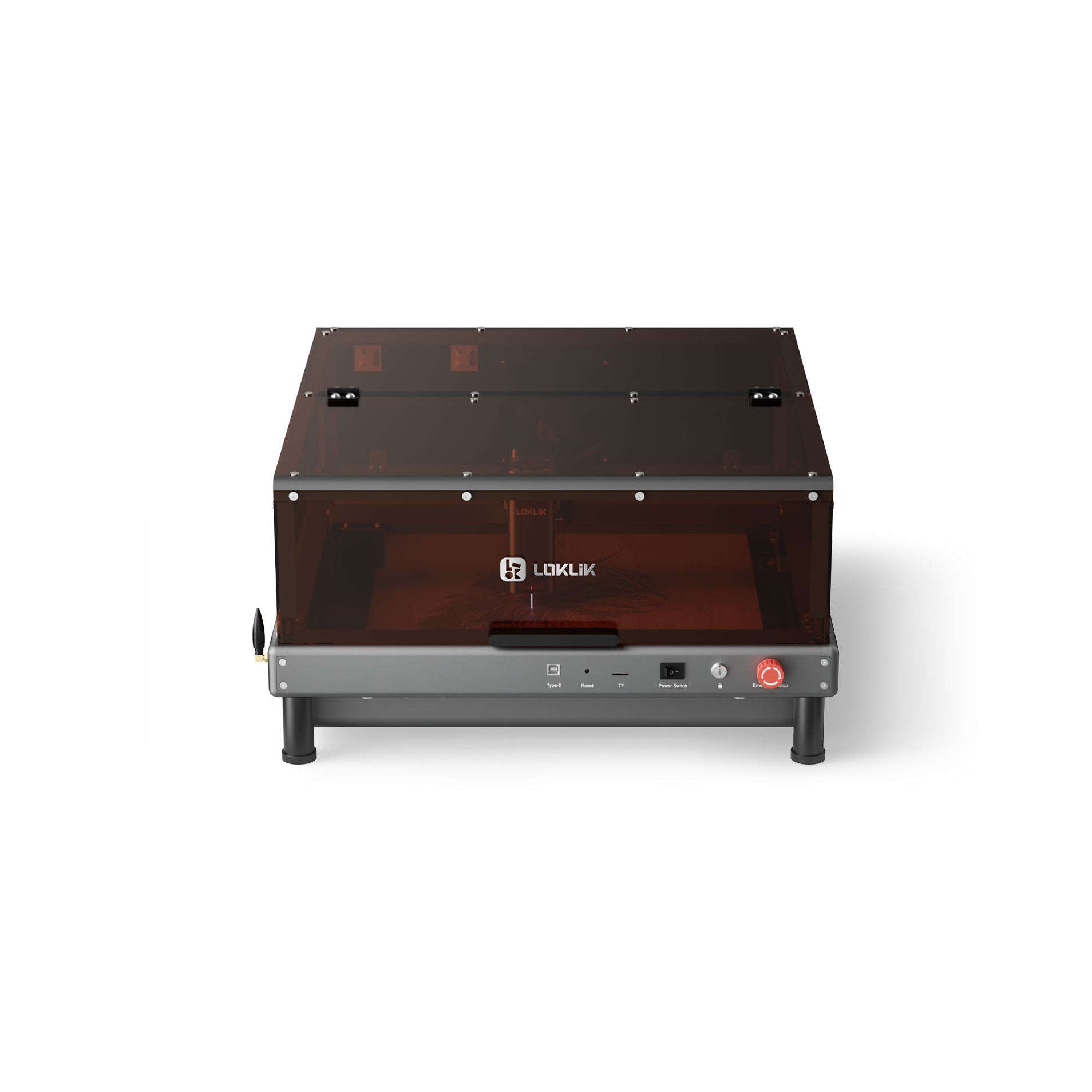 Laser engraving machine - front view