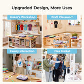 H10 Portable Heat Press can be used in Maker's workshop, craft classroom, family interaction, flea market