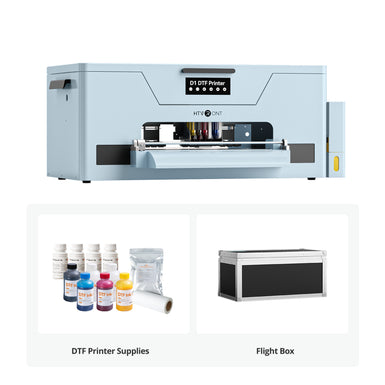 HTVRONT D1 DTF Printer, Standard Kit - Bubble Blue