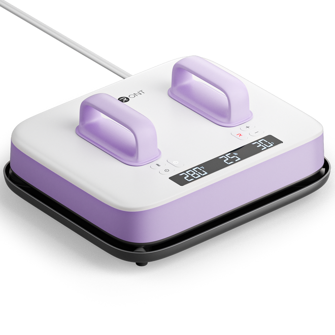 HTVRONT H10 12x10in Heat Press, Beginner Kit - Lavender Purple