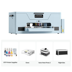 HTVRONT D1 DTF Printer, All-in-one Kit - Bubble Blue