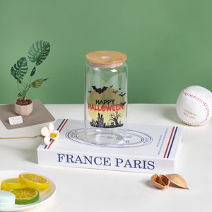 halloween style sublimation glass