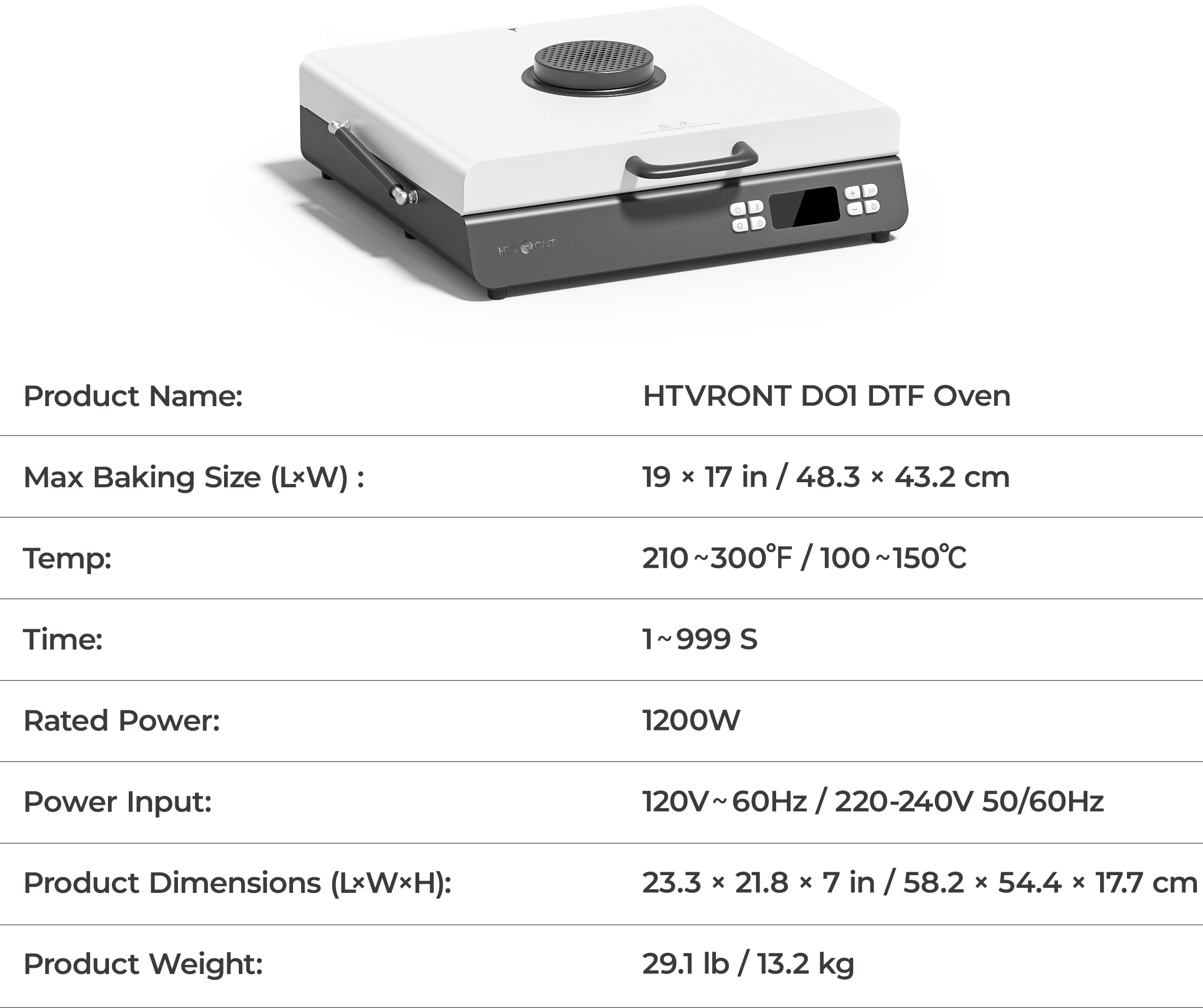 Specifications