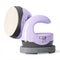 Purple H1 mini heat press machine on a white background