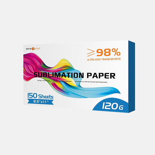 HTVRONT Sublimation Paper 8.5 x 11 Inch - 120 Sheets Easy to Transfer  Sublimation Paper for T-shirts, Tumblers, Mugs (A4)