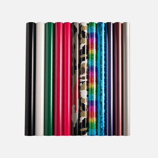 Heat Transfer Vinyl Bundle - 12 Roll 12 x 5FT（Fluorescent Pink & Rose –  HTVRONT