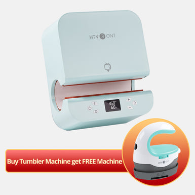 [Buy Tumbler Machine Get Free Mini Machine]HTVRONT Auto Tumbler +Mini2 Heat Press Machine