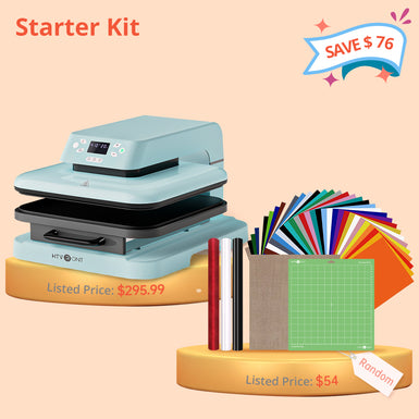 [Starter Kit] Auto Heat Press Machine 15" x 15" 110V + Starter Kit Bundle