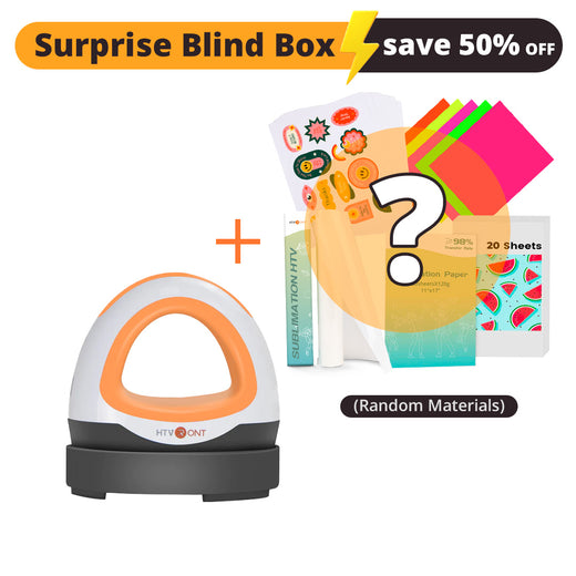 [Halloween Box] HTVRONT Mini Heat Press Machine + Surprise Blind Box