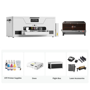 HTVRONT D1 DTF Printer, Ultimate Premium Kit - Daisy White