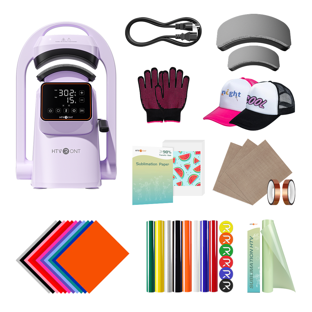 New! HTVRONT A300 Auto Hat Heat Press