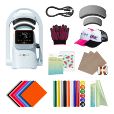 HTVRONT A300 Auto Hat Heat Press, Ultimate Premium Kit