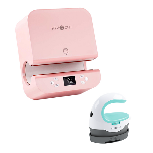 HTVRONT Auto Tumbler Heat Press + Mini Heat Press (Random Color)