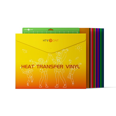 Heat Transfer Vinyl Bundle - 12"x10" 36 Pack（25 Colors）