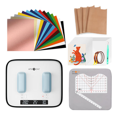 Light blue H10 Portable T shirt press