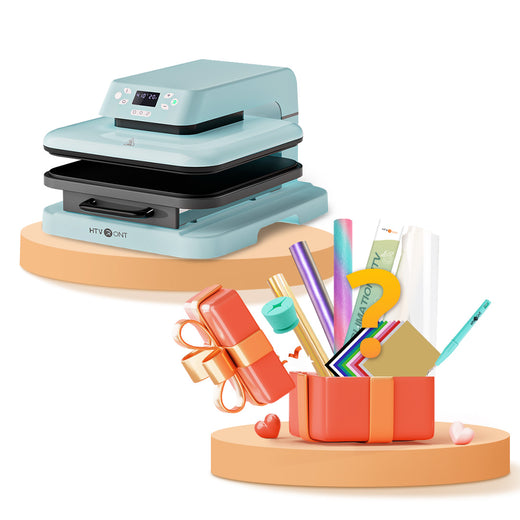 HTVRONT Auto Heat Press - 15" x 15"(2 colors), Standard Kit