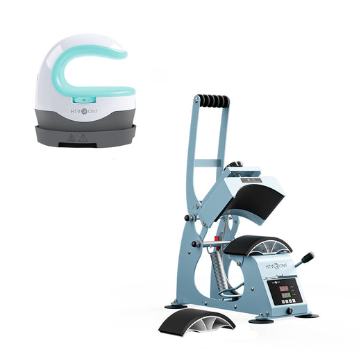 [Machine Bundle] HTVRONT Manual Hat Heat Press + Mini Heat Press