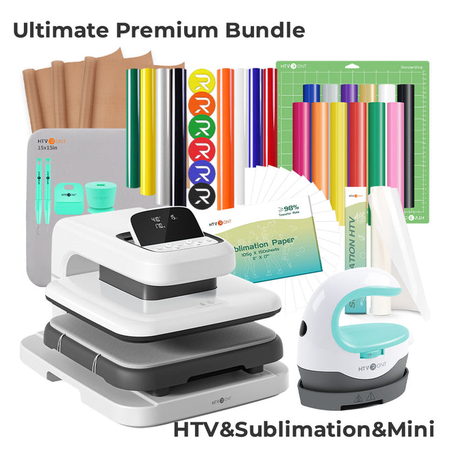 HTVRONT Auto Heat Press 2 - Digit 120V,Your Smartest Solution of Heat Transferring.For DTF,HTV,Sublimation,PUFF.For DIY T shirt,hat,jacket,pillow,ceramic,hoodie, and more