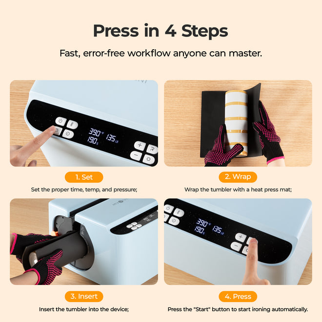 HTVRONT A200 Auto Tumbler Heat Press