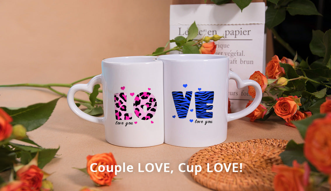 sublimation cup for couple