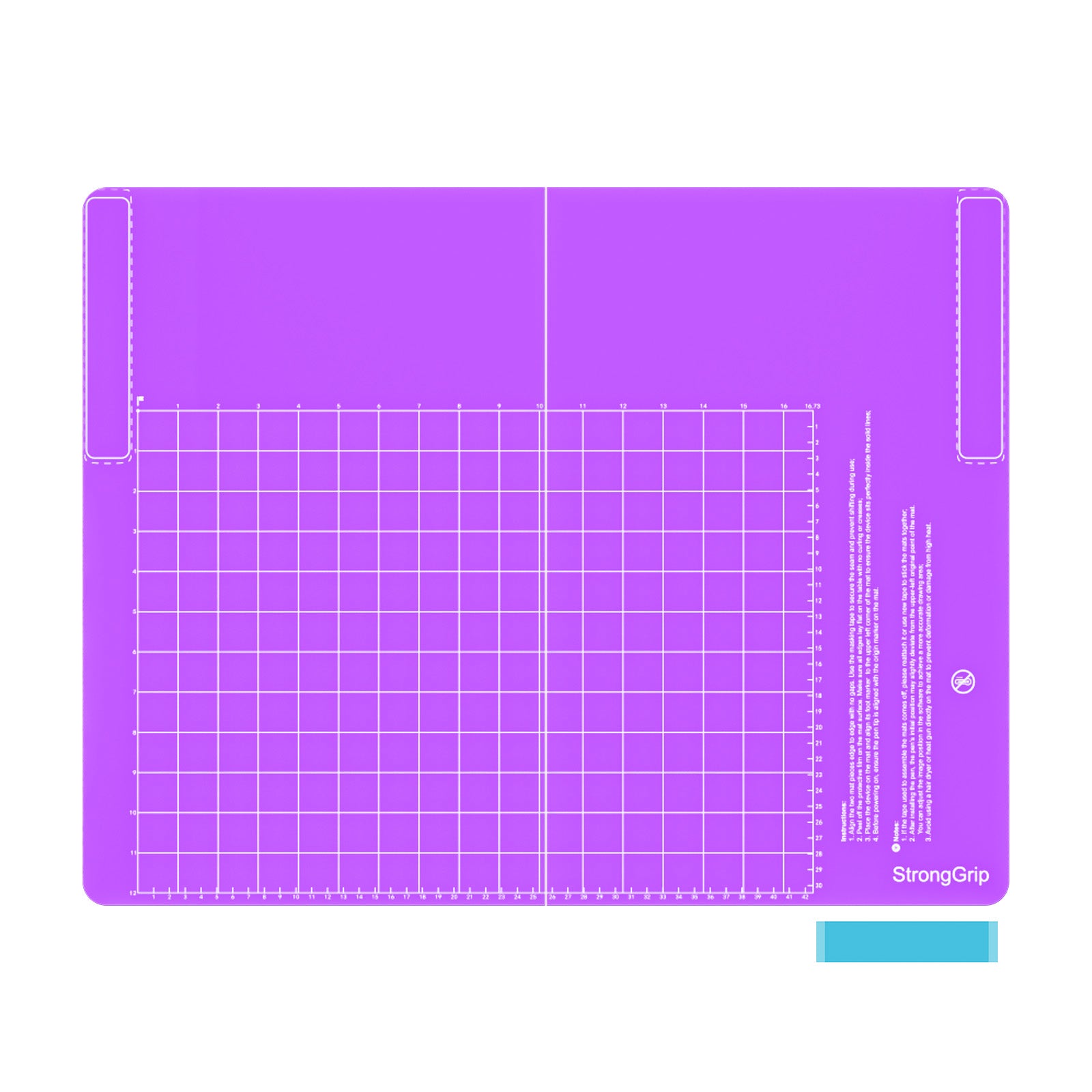 LOKLiK iPaint GridBase Mat – StrongGrip Precision Positioning Mat – HTVRONT