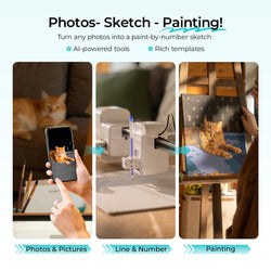 【Order Exchange】LOKLiK-HTVRONT iPaint | AI-Powered Painting Machine