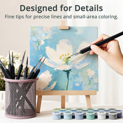 [LOKLiK iPaint] Mini Detail Paintbrush Set（10pcs）