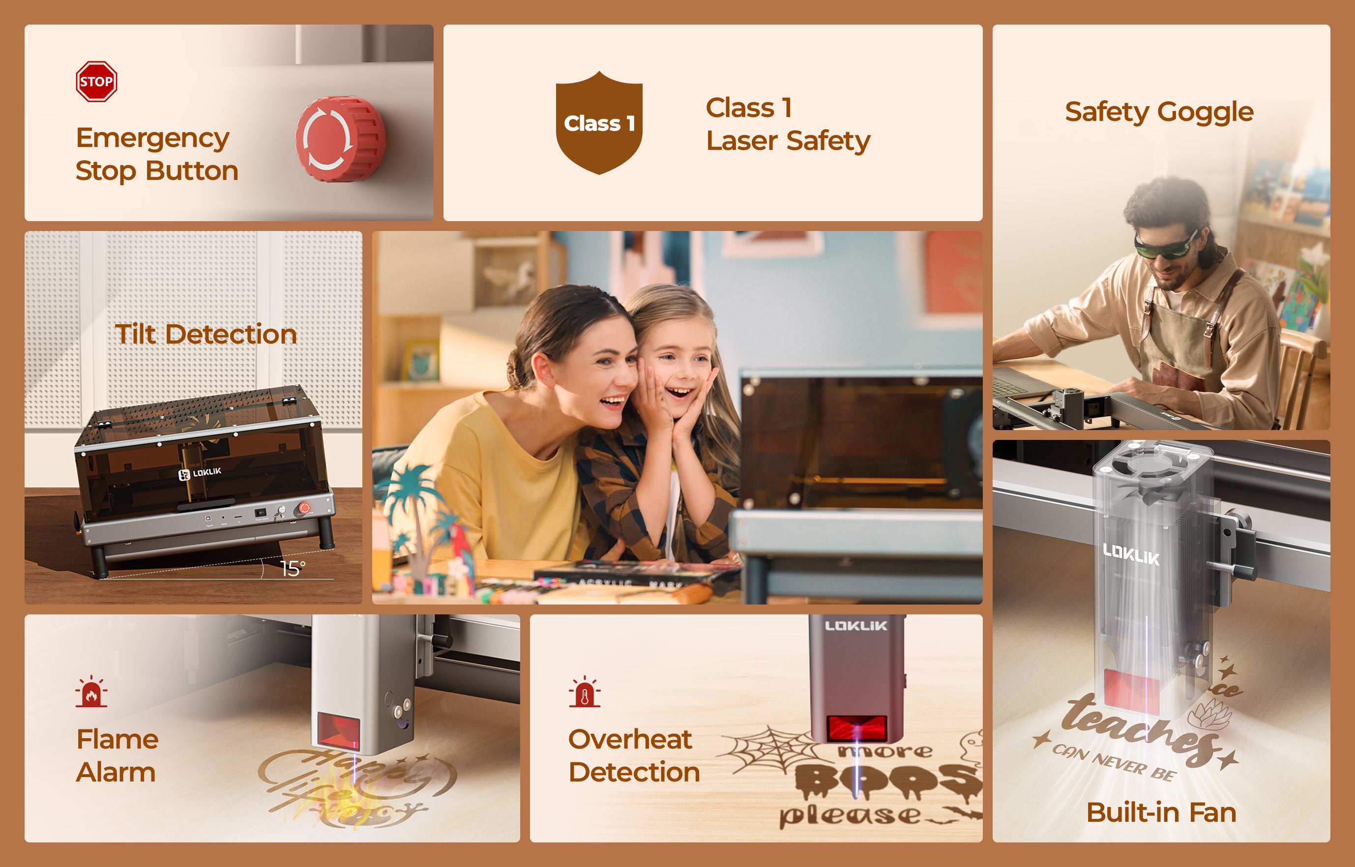 Beginner-safe, Home-safe, Worry-free