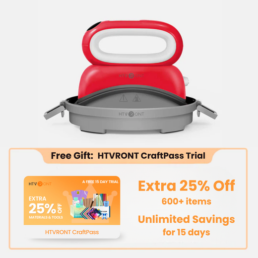 HTVRONT Hat Heat Press Machine+ Free 25％ Off CraftPass