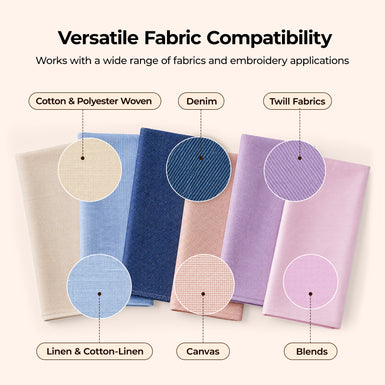 【Pre-Order】HTVRONT Tear-Away Stabilizer Sheets 100 pcs - 11.8 × 11.8 in / 30 × 30 cm, 70g, Shipping Starts Oct 8
