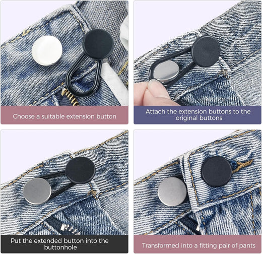 14 PCS Button Extenders for Jeans