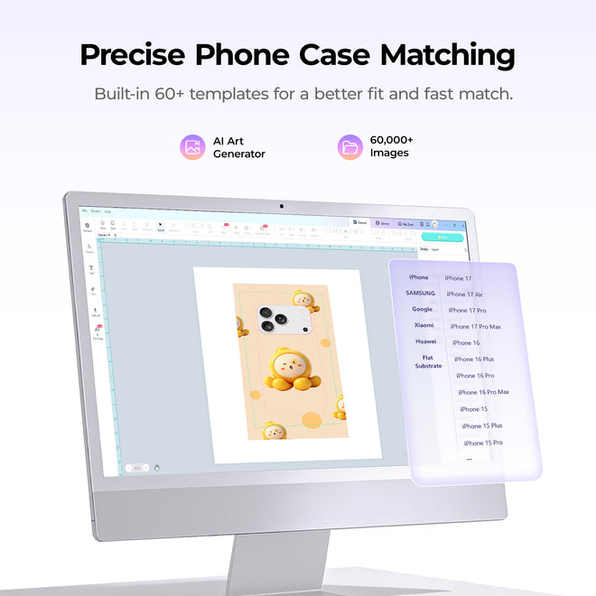 HTVRONT H17 Phone Case Heat Press, For iPhone 17 Case!