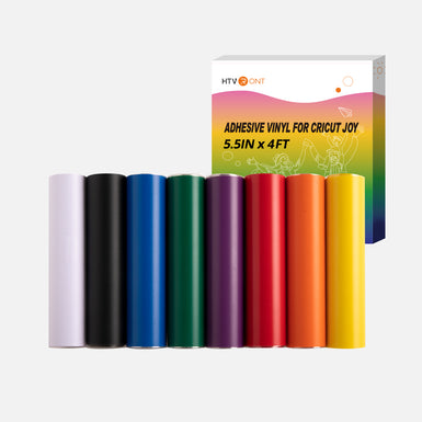 Multi-Colors Permanent Transfer Adhesive Vinyl - 5.5*4 FT（8 Rolls)