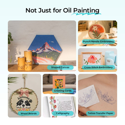 Painting Materials + Heat Transfer Vinyl Bundle [Buy Bundle Get Free Painting Machine]