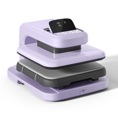 Auto Heat Press 2 Digit-light purple-best heat press machine for beginner